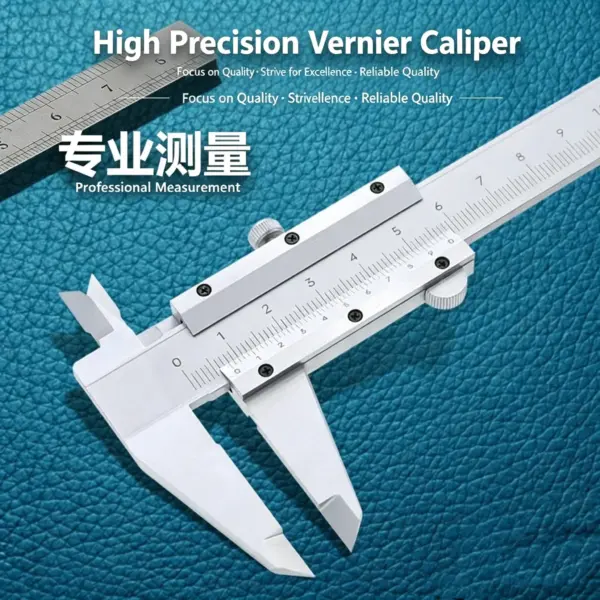 0-150/200mm Stainless Steel Caliper | Industrial Grade High-Precision Vernier Gauge | Mini DIY Measuring Tool