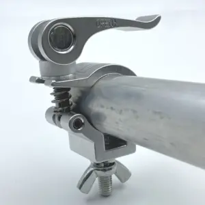Aluminum Mini Clamp 25-30mm Tube Pipe Quick Release Clamps Fast Lock Mount Bracket Truss Coupler Loading 75KG LED Audio Fixtures