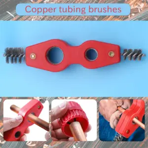 Lightweight 4 Pcs Copper Pipe Cleaner And Reamer Set Inner-Outer Reamer Pipe And Tube Deburring Reamer Chamfer Tool