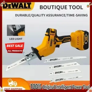 Dewalt 2800RPM Cordless Reciprocating Saw 20V Brushless Electric Saw Multifunctional Metal Wood Pipe Cutting Saw Power Tool