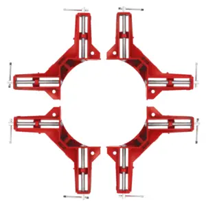 4pcs 90 Degree Woodworking Corner Clamps Right Angle Clamp for Picture Frames Glass Holder Hand Tools