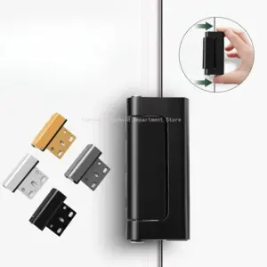 Anti-Theft Door Lock Latch Heavy Duty Security Bolt for Indoor Door Safety Drill-Free Installation 1-Pack furniture hardware
