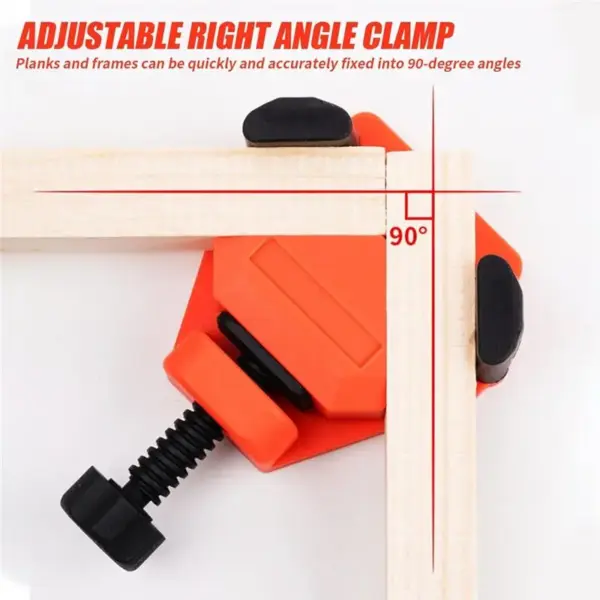 【ELECTRONIC-ACCESSORIES】Mitre Clamp, Corner Clamp Adjustable Corner Tensioner 4Pcs 90 Degree Angle Tensioners For Board Thicknes