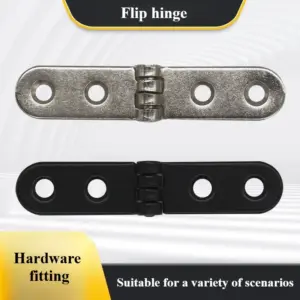10pcs Heavy-duty  rounded corner buffer hinge furniture hardware round edge hinge folding table accessories door hinge