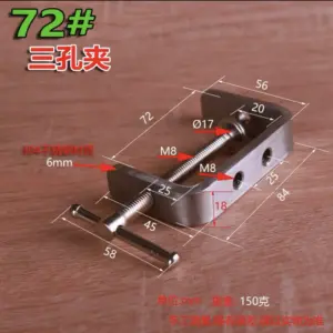Heavy Duty Woodworking Clamp Set 304 Stainless Steel C Clamp Tiger Clamp Tools for Welding/Carpenter DIY Hand Tool Grip Clipping