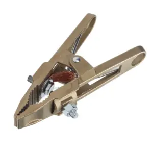 Ground Clamp 600A Brass Earth High Strength A Shape For Welding Cutting Supporting