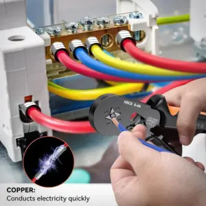 1200PCS Ferrule Crimping Tool Kit,Wire Ferrules Crimpers Pliers Kit Tools with Terminals Connectors AWG24-10 wiring connectors