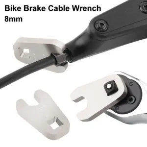 8mm Replacement Bullhorn Crowfoot Wrench Bike Disc Brake Cable Wrench for Ratchet Torque Wrench Head 1/4" Torque Wrench
