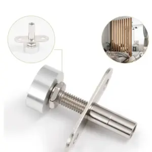 Anti-Rust Corrosion-Resistant 360°Universal Joints Heavy-Duty Rotation Mounting Hardware Adjustable Silent Pivot Doors Hinges
