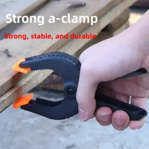 Durable 1pc  6/9 Inch Plastic Nylon Adjustable Woodworking Clamps Wood Working Tools Spring Clip Carpentry Clamps