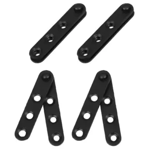 4Pcs Stainless Steel Hidden Hinges for Doors Windows Cabinets Furniture Concealed Invisible Cabinet Hinges Heavy Duty Flat