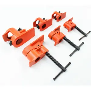 Wood Clamp Pipe Clamp 1/2 Inch Wood Glued Clamp Cast Iron Pipe Heavy  Carpenter Tool  1pcs
