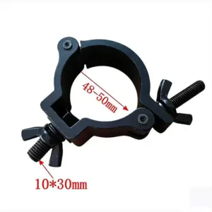 Aluminum Alloy Quick-Release Single-Ring Buckle Fast Lamp Hook Wrench Fitting Stage Light Disassembly Ring Clamp Strap