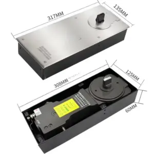 High Quality German Crown S - 2400 Heavy Duty Spring Hinge for Exterior Metal Wood Door