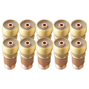 ONCE 20Pc TIG Welding Torch for Stubborn Gas Lens Chuck Body 17GL18 1/8In Chuck 10N25S Copper Consumables Kit for 17 18 26