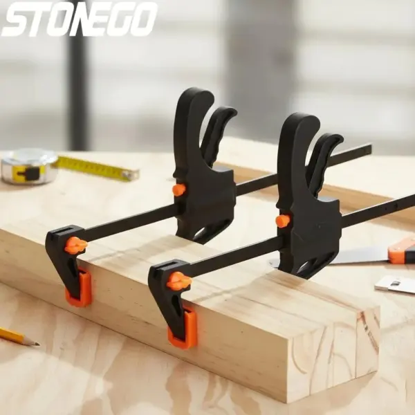 4-Inch Quick Release Woodworking Rod Jig Ratchet Bar Clamps One-Handed Trigger Clamps DIY Crafts