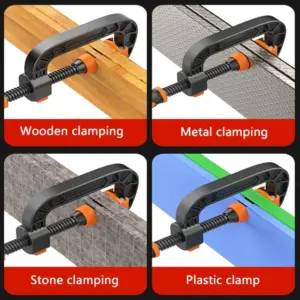 High Strength Fixed Clamp Fixture Type Portable Accessory for Model Assembly and Various Craft Applications Daily Use KXRE