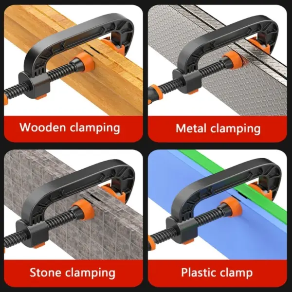 High Strength Fixed Clamp Fixture Type Portable Accessory for Model Assembly and Various Craft Applications Daily Use KXRE