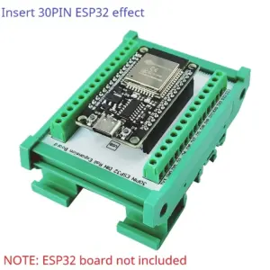 ESP32 Din Rail Mounting DIN35 C45 Rail Expansion Board 3.96 Screw Terminal Block Adapter for Arduino WROOM-32 Development Board