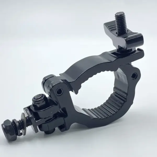 Square Tube 40mm Clamp Folding Aluminum Clamps Round Pipe 47-52mm Truss Tube Mounting Fold Clamp For Audio DJ Lighting Fixtures