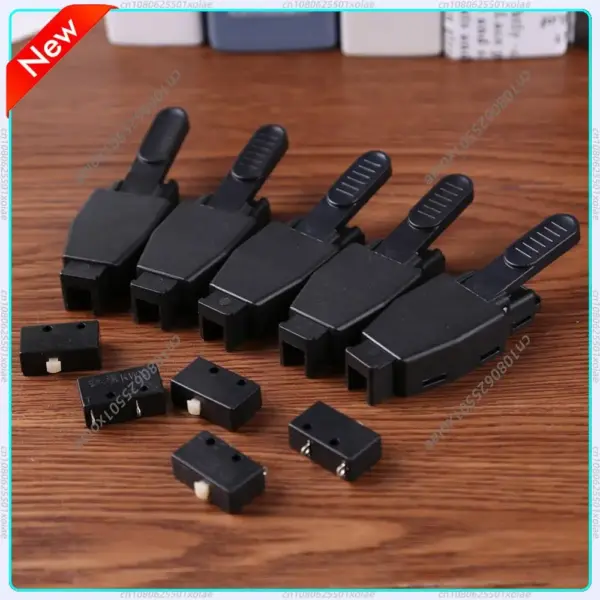 5Set Switch Trigger Micro Switch Metal Plastic Torch Switch Trigger Shell w/Micro Switch for TIG Argon Arc Welding