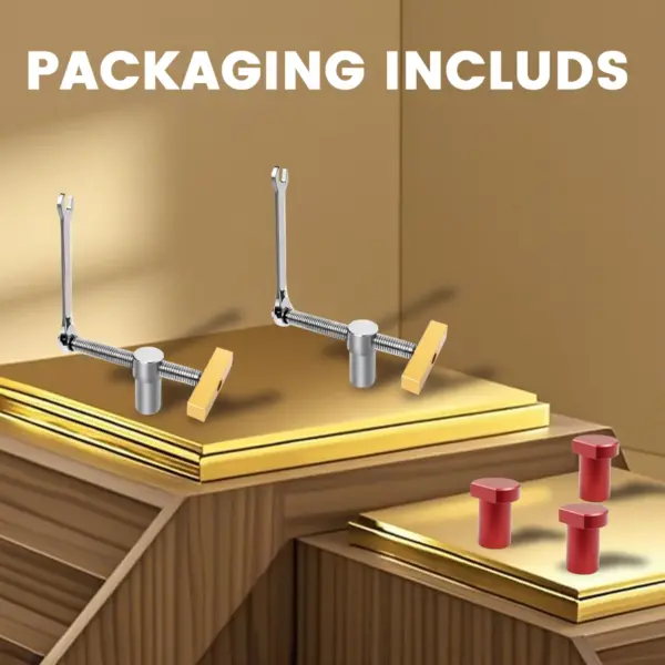 Woodworking Bench Dog Brake Inserts Workbench Fast Fixed Clip Clamp Brass Fixture Vise for 19mm Desktop Hole Carpenter Tools