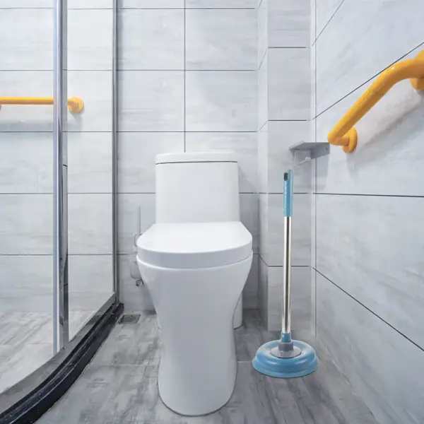 Household Toilet Plunger Long Handle Heavy Duty Drain Unclogger Toilet Pump Plunger Bathroom Sink Kitchen Cleaning Tool
