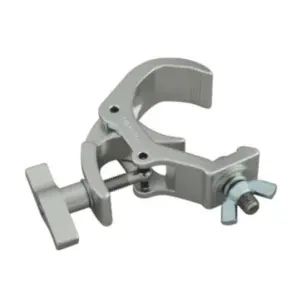 10PCS Aluminum C Clamp Heavy Duty 50kg Fits 48-51mm Truss Quick Rig Light Hook Mounting Coupler for Beam Light DJ Fixture