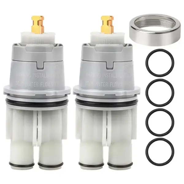 AEE2-2 PCS RP46074 Shower Cartridges Replacement For 13/14 Series Single Handle Valve Cartridge Replacement Parts Repair Kit