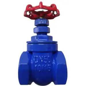 Threaded copper core manual bolt ball bearing water soft seal cast iron hard seal gate valve