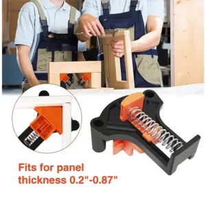 【FLASH-SALE!】Corner Clamps Kits With 12PCS 90 Degree Adjustable Angle Clamps Spring Clamp Single Handle Woodworking Clamps