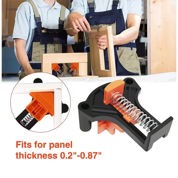 【FLASH-SALE!】Corner Clamps Kits With 12PCS 90 Degree Adjustable Angle Clamps Spring Clamp Single Handle Woodworking Clamps