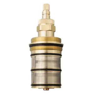 ABKP-Thermostatic Mixer Valve,Shower Valve, Brass Replacement Thermostatic Cartridge, Replacement 20-48 Celsius Thermostatic