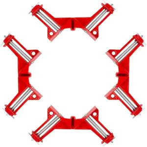 4pcs/lot 90 Degree Right Angle Clamps toggle clamp  for woodworking Picture Frame Glass Fixture carpenter Hand Tool