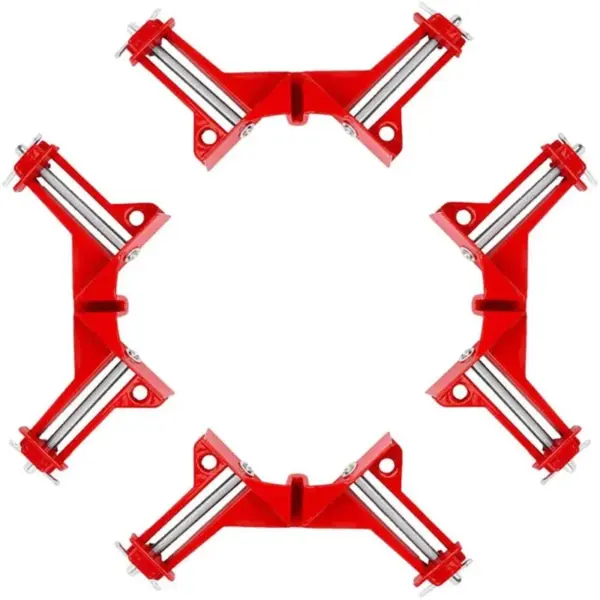 4pcs/lot 90 Degree Right Angle Clamps toggle clamp  for woodworking Picture Frame Glass Fixture carpenter Hand Tool