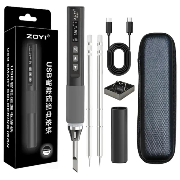ZOYI ZT-N1 Smart Soldering iron 96W Electrician portable constant temperature welding pen for home maintenance welding