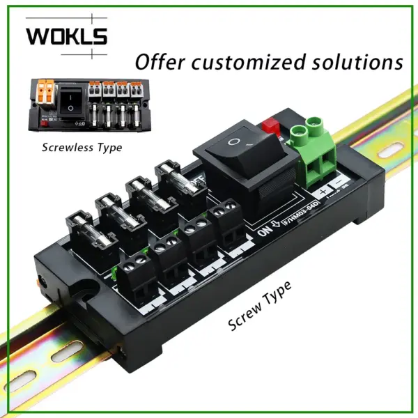 Din Rail Spring Terminal block Expansion Module Power Supply Common Terminal Branch Terminal Block