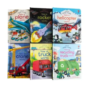1 book Usborne Peep Inside How Works Series Scientific Knowledge Learning Picture Book In English Daily Bedtime Reading Book