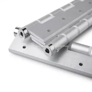 1PCS 6 Inch Heavy Duty Hinges 360° Self-Closing Door Hinges  Foldable & Adjustable aluminum alloy