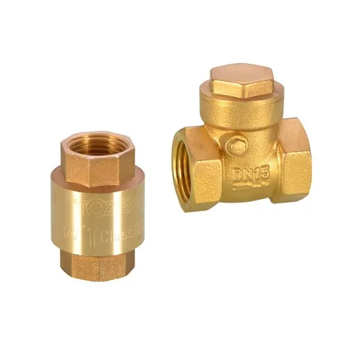 1Pcs Brass One Way Check Valves BSP 1/2" 3/4" 1" Male/Female Thread Non Return Valve
