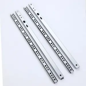 1 Pair Drawer Slides 2-Way Pull Out Full Extension Slide Rails,Furniture Hardware Guide for Drawers – Easy Install"