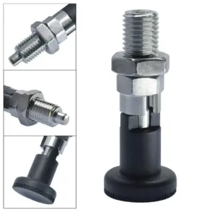 Heavy Duty Stainless Steel Indexing Plungers with Pull Knob Spring Lock Screw for Machine Tool Positioning