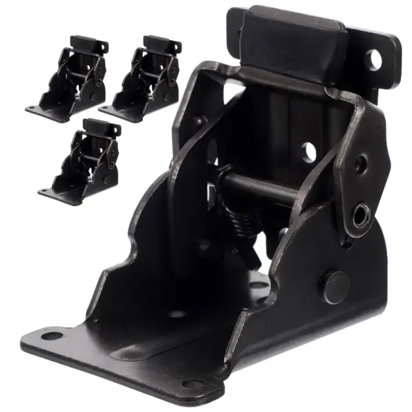 4Pcs Locking Hinges for Furniture Heavy Duty 90 Degree Self Locking Foldable Shelf Joint Furniture Hardware Door Hinges