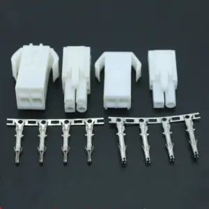 5Sets EL4.5 4.5mm Pitch Automotive Connector Small Tamiya Style 2/3/4/6/9Pin Male Female Plug With Crimp Terminals