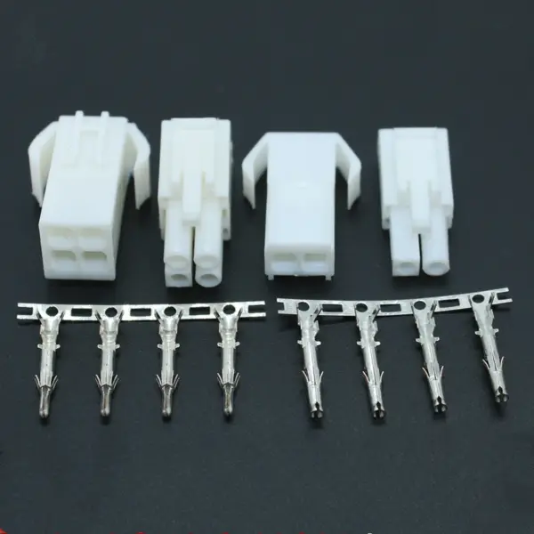 5Sets EL4.5 4.5mm Pitch Automotive Connector Small Tamiya Style 2/3/4/6/9Pin Male Female Plug With Crimp Terminals
