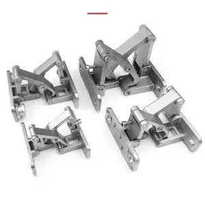 Stone door hinge Fire hydrant heavy-duty invisible door concealed door stainless steel folding hinge fire box