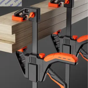 2Pcs Bar Clamps For Woodworking Rachet Grip Quick Release