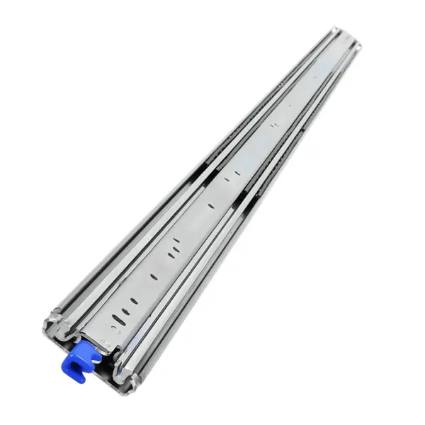 3-Fold Guide Rail Rust Proof Full Extension Ball Bearing Rails Wear Resist Professional Drawer Runners for Furniture Hardware