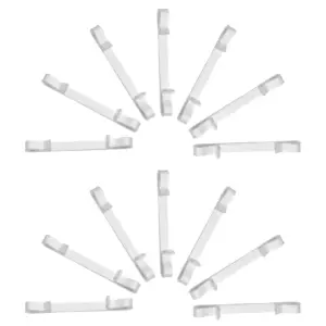 12Pcs Drawer Slide Retainer Clips Spring Loaded Drawer Fixing Clamps Metal Cabinet Slide Door Clips Kitchen Bathroom Wardrobe