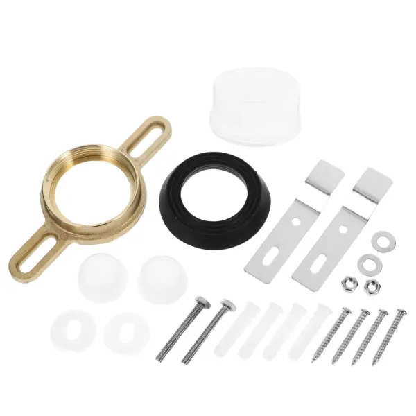 1Set Urinal Flange Installation Kit Wall Gasket Connector Sealing Replacement Toilet Repair Accessories Urinal Wall Gasket